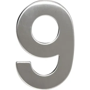 Domovní číslo Domovní číslo 9", RN.95L, nerez"