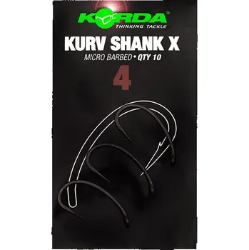 Rybářský háček Korda - Háčky KURV SHANK X vel. 8 10ks