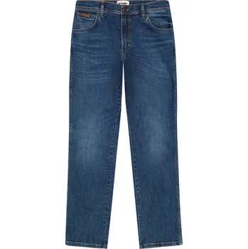 Pánské džíny Wrangler pánské džíny Texas Slim 112350817 Modrá W34/L30