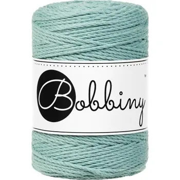 Příze Bobbiny bavlněná šňůra na macramé 3ply BABY Duck Egg Blue