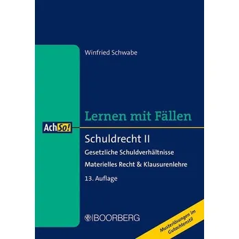 Schuldrecht II - Schwabe, Winfried [DE] (2024, Brožovaná, Boorberg, R. Verlag)