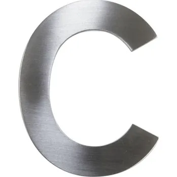 Domovní číslo Domovní číslo C", RN.75L, nerez"