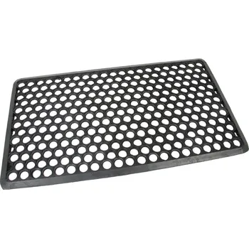 Rohožka Gumová čisticí rohož Hexagon 40 x 70 x 1,2 cm, černá