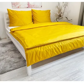 Povlečení Povlečení bavlněný satén hořčicová Harmonia rozměr povlečení cm: 220x200,2 ks 70x90