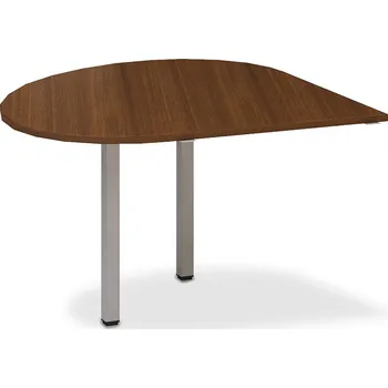 Psací stůl Přísed 120 x 120 cm, ProOffice B, levý, ořech