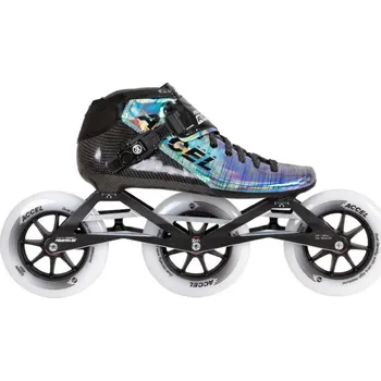 Kolečkové brusle Kolečkové brusle Powerslide Accel Race Reflective 125, 43, 3x, 125 Powerslide