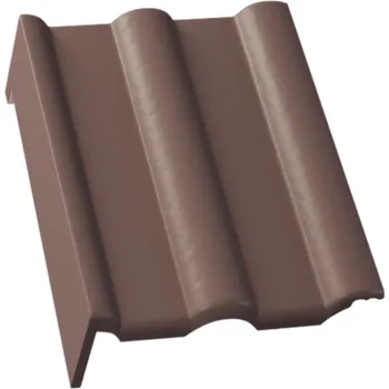 KM BETA Taška střešní pultová okrajová levá elegant hnědá