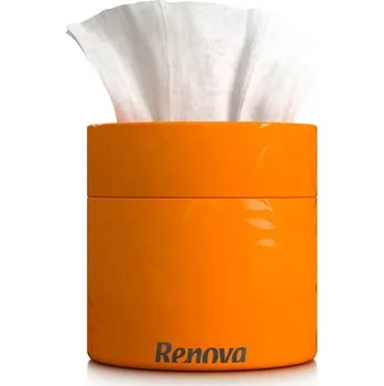 Papírový kapesník Papírové kapesníky Renova, box oranžový, 3vrstvé, 40 ks
