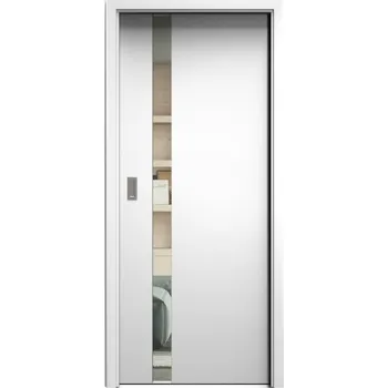 Interiérové dveře SAPELI HARMONIE KOMFORT M83 - LAKOVANÉ - POSUVNÉ DVEŘE VČ. ZÁRUBNĚ - Barva ral Průchozí šířka (cm): 70, Průchozí výška (cm): 197, Typ skla: Čiré sklo