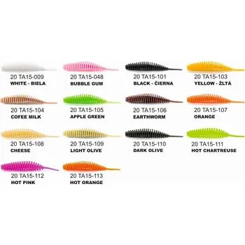 Umělá nástraha FISHUP Dipované umělé nástrahy Tanta 38mm / 10ks DARK OLIVE