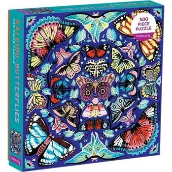 Puzzle Mudpuppy Puzzle Kaleido motýli 500 dílků
