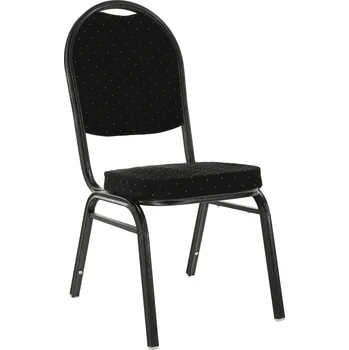 Jednací židle Max-i Konferenční - jednací židle stohovatelná AUREL II černá