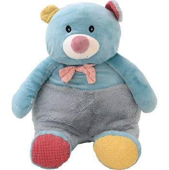 Dětská deka Plyšový MEDVÍDEK BOB s dětskou dekou uvnitř modrý