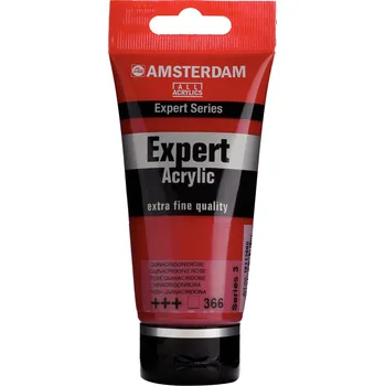 Vodová barva Akrylová barva Amsterdam Expert - 366 Quinacridone Rose Objem: 75 ml