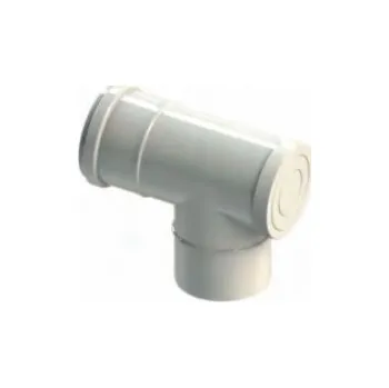 Kouřovod Concept T-kus pro revizi vzduchu/spalin vysouvací 60/100 až 80/125 PP (F906308080/125-100)