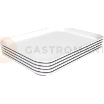 Melaminová nádoba k vystavování 210x280x17 mm, bílá, 5 ks. | BARTSCHER, 17W-210x280