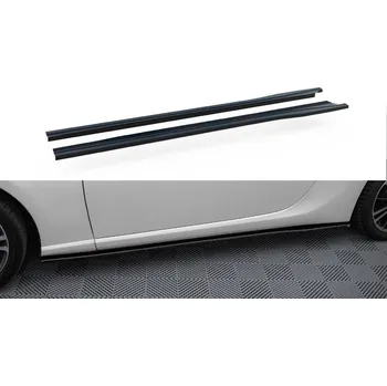 Tuning Maxton Design difuzory pod boční prahy ver.1 pro Toyota GT86 Mk1 Facelift, černý lesklý plast ABS