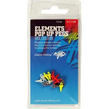 Giants Fishing - Kolíček s očkem elements pop up pegs mix colour, 12ks