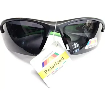 Sluneční brýle Polarizační brýle Qiim F4710P - šedé, plastové, UV 400 cat. 3 (Qiim F4710P - stylové polarizační brýle pro sport a volný čas)