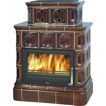 Krbová kamna ABX Karelie 30444 12 kW Hnědá