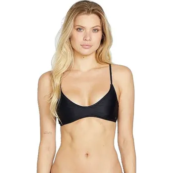 Dámské plavky plavky Volcom Simply Solid Crop - Black L