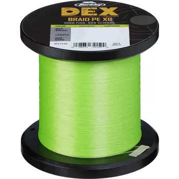 Šnůra Berkley DEX Braid PE X8 Chartreuse Metráž Varianta: DEX Braid PE X8 Chartreuse 1 m 0,06 mm 5,4 kg
