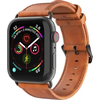 Řemínek na hodinky DUX DUCIS kožený řemínek pro Apple Watch 42mm / 41mm / 40mm / 38mm - hnědý