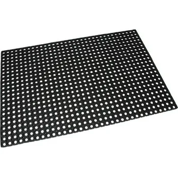 Rohožka Gumová čisticí rohož Honeycomb 100 x 150 x 1,6 cm, černá