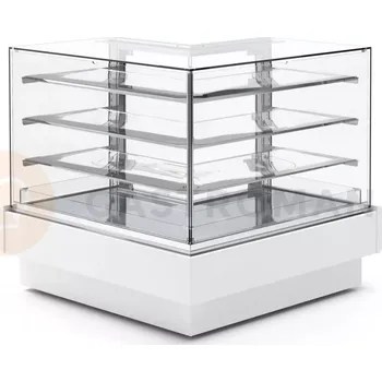 Rohová cukrářská vitrína, 1320x760x1290 mm | BOLARUS, Vertika NZ