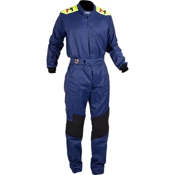 Dámský overall Marina Kombinéza pro mechaniky Modrá / Zářivě žlutá M