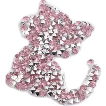 Textilní nažehlovací páska Nažehlovačka Třpytivá kočka