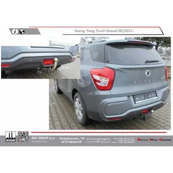 Tažné zařízení Tažné zařízení Ssang Yong TIVOLI Grand 08/2021-> SV 002-536, SVC GROUP