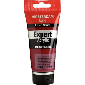 Vodová barva Akrylová barva Amsterdam Expert - 336 Permanent Madder Lake Objem: 75 ml