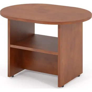 Konferenční stolek Konferenční stůl Impress 80 x 60 cm, oválný, tmavý ořech
