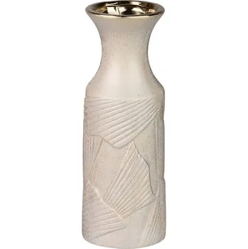 Váza Stylová keramická váza Mila 30cm champagne