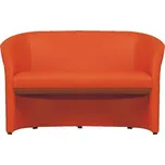 Klubové dvojkřeslo, ekokůže oranžová, CUBA