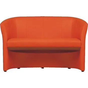 Křeslo Klubové dvojkřeslo, ekokůže oranžová, CUBA