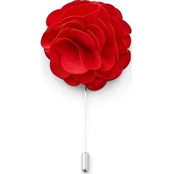 Brož Luxusní květina do klopy Deep Red - Warren Asher