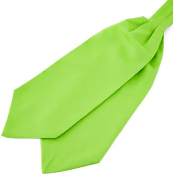 Šála Limetkově zelená kravatová šála Askot Basic - Trendhim