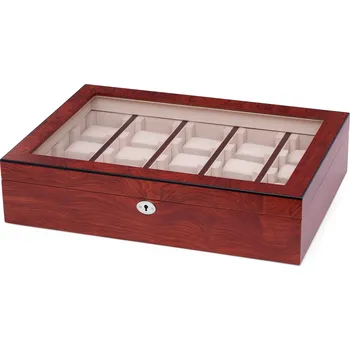 Box na hodinky Dřevěná vitrína na hodinky ze dřeva bubinga - 20 hodin - Warren Asher