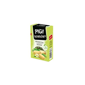Čaj JEMČA Pigi bonbóny bez cukru 38g ZELENÝ ČAJ S PŘÍCHUTÍ JASMÍNU