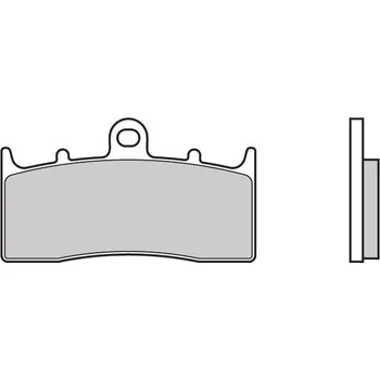 Brzdová destička Brzdové destičky BREMBO Street Sintered Metal - 07GR62SA BMW R 1100 S 2001-2005