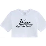Dámské triko - VANS Go Anyplace Crew Crop - White S