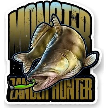 4ANGLERSDESIGN Samolepka 39 Monster Zander Hunter