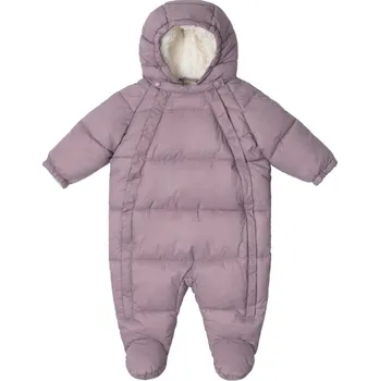 Kojenecký body LEOKID Baby Overall Eddy Lilac Gray vel. 6 - 9 měsíců (vel. 68)