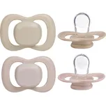 B.BOX Dudlíky silikonové 6m+, 2ks - blush-latte