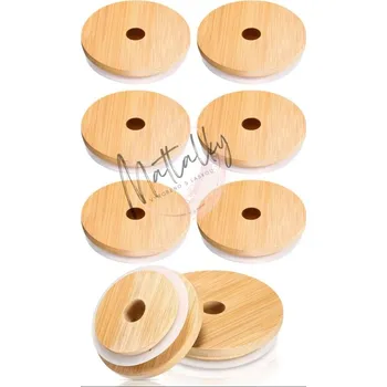 Jednorázové nádobí Bambusové víčko menší