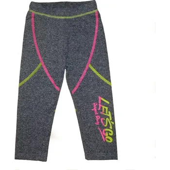 Dívčí 3/4 funkční legíny Kugo K789, šedé