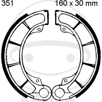 Brzda pro motocykl STANDARDNÍ BRZDOVÉ ČELISTI HONDA FES 250 Foresight 1998-2005