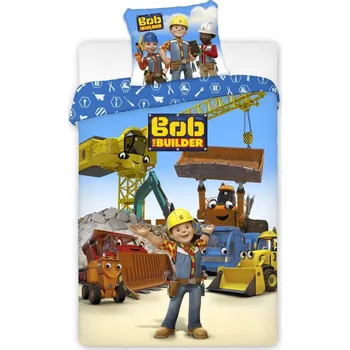 Povlečení Dětské bavlněné povlečení Bob the Builder